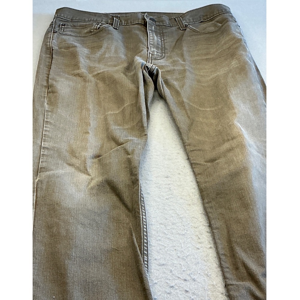 Levi's 511 Slim Fit Jeans Olive Brown Gray 36x32 Mens Casual Denim